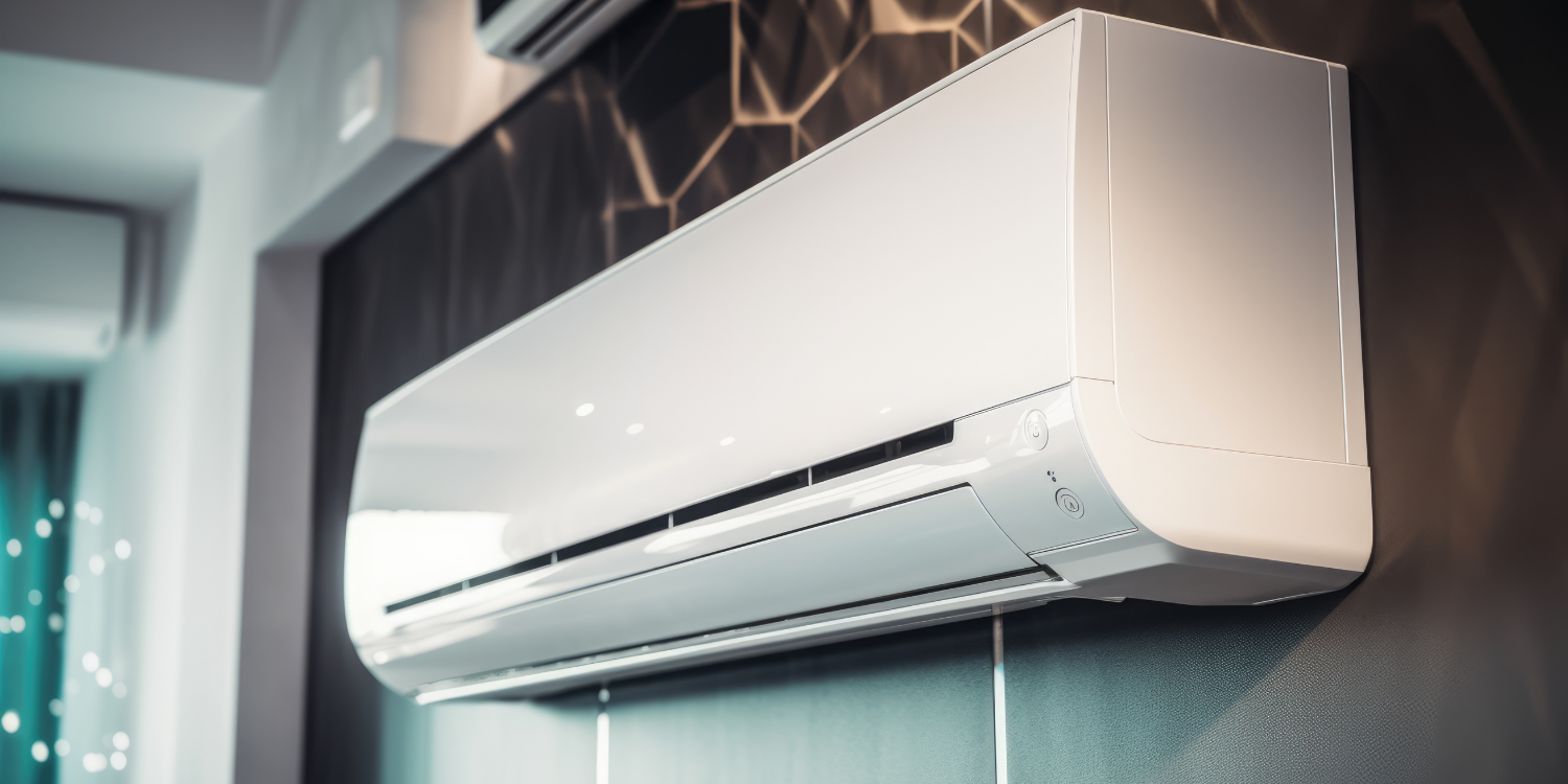 Ductless AC unit against dark wall - A Quick Guide on How to Prepare Your Ductless AC for Summer 